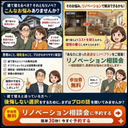 【期間限定開催】 リノベーション相談会＠砂部リノベーションモデルハウス