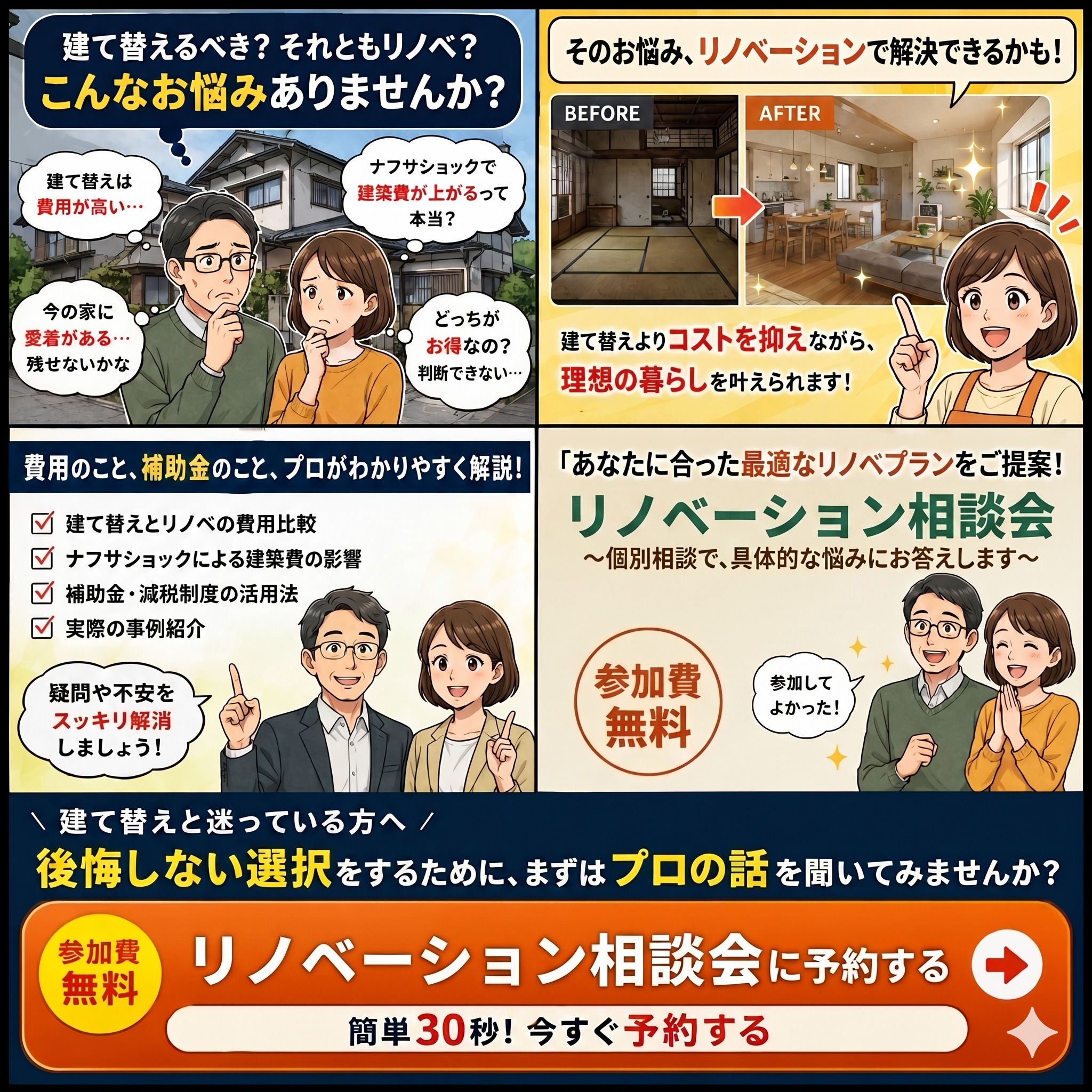 【期間限定開催】 リノベーション相談会＠砂部リノベーションモデルハウス